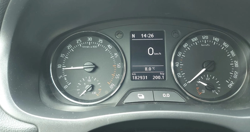 Skoda Fabia cena 19900 przebieg: 182000, rok produkcji 2014 z Mielec małe 211